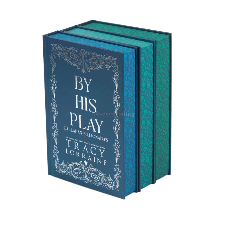 Sprayed Edges Hardcover Book Set with Foil on Cover and Endpapers