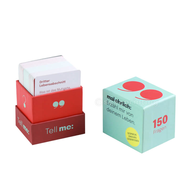 Daily Inspirational Card Game Positive Affirmation Cards with Box Packing
