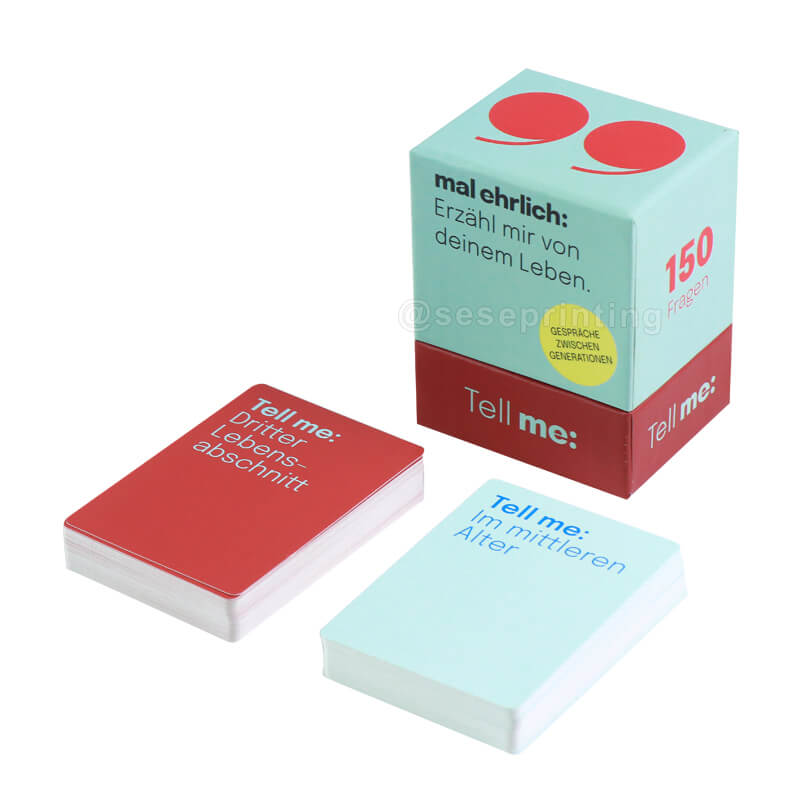 Daily Inspirational Card Game Positive Affirmation Cards with Box Packing