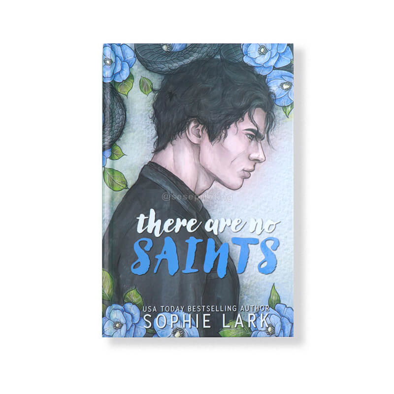Hardcovers with Sprayed Edges, Spot UV on the Title and Colored Printed End Papers