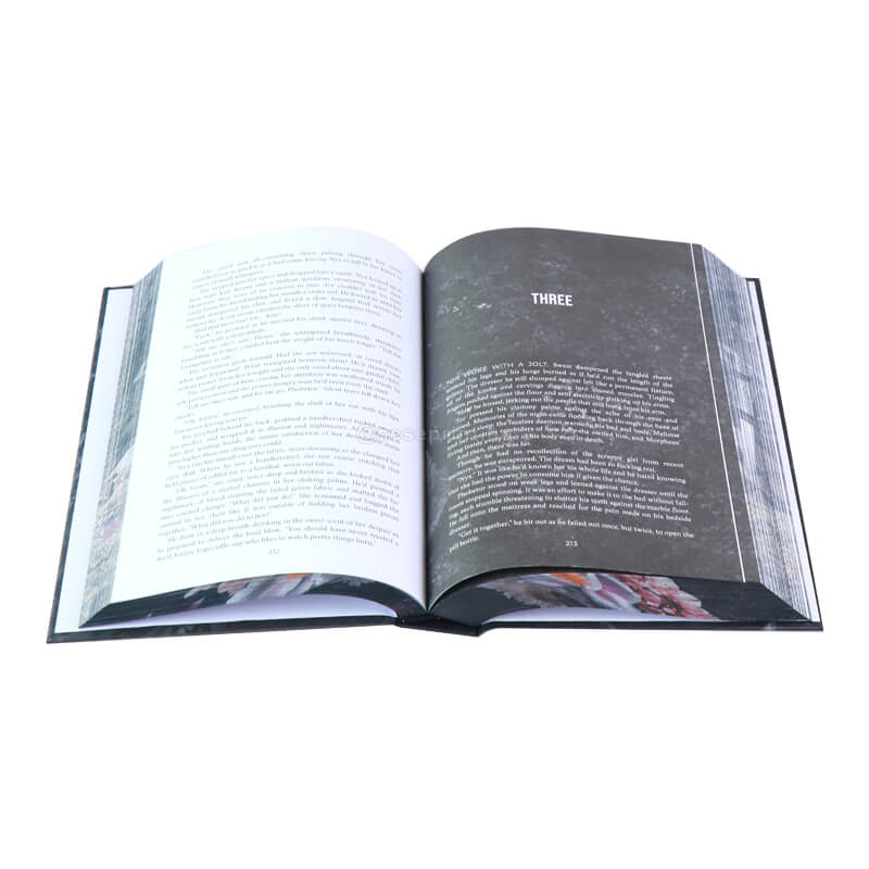Printing a Hardcover Special Edition Novel with Sprayed Edges, Matte Cover