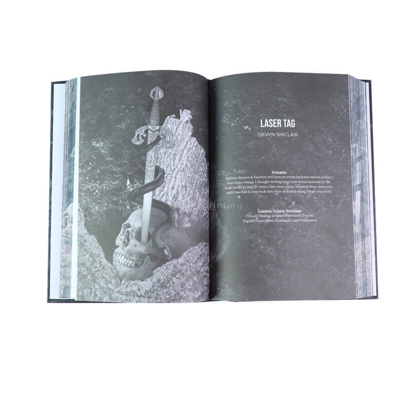 Printing a Hardcover Special Edition Novel with Sprayed Edges, Matte Cover