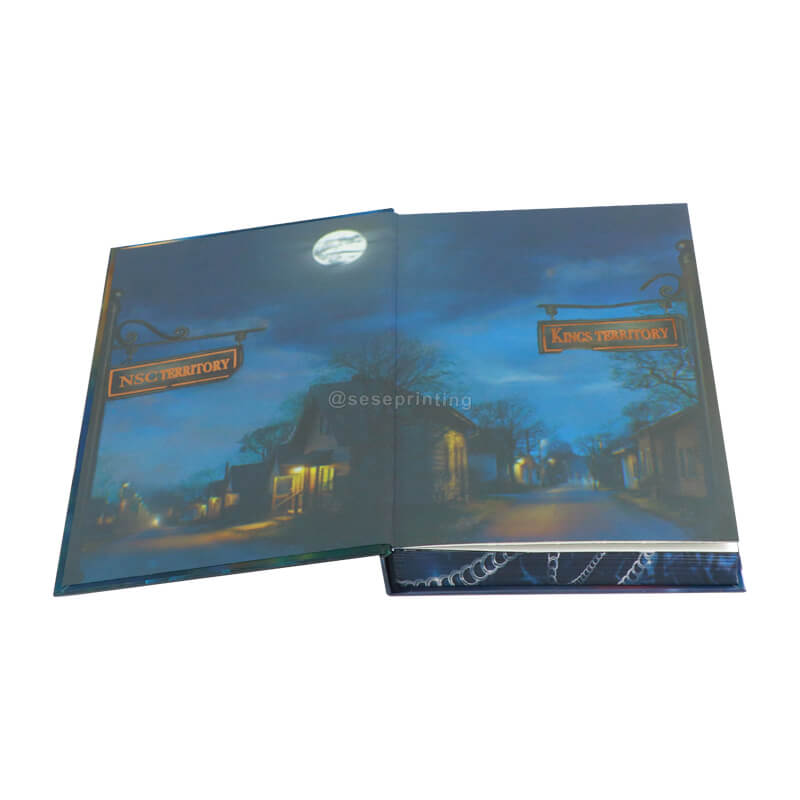 Special Edition Novel Hardcover with Sprayed/Printed Edge Design