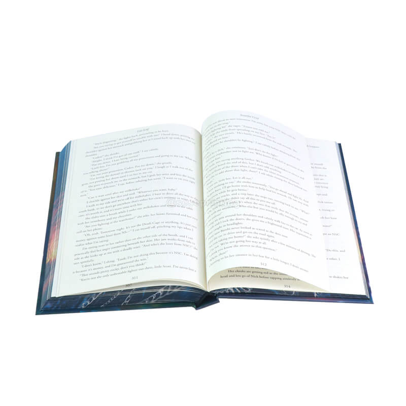 Special Edition Novel Hardcover with Sprayed/Printed Edge Design