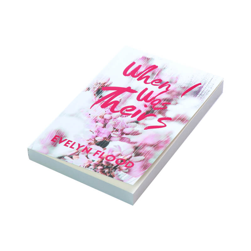 Paperback White Paper with Holographic Glitter Edges and Foil Covers
