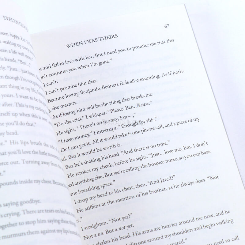 Paperback Books with Foil on Cover and Holographic Foiled Edges