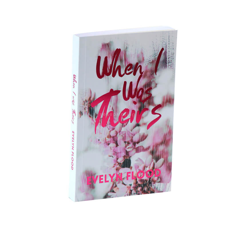 Paperback White Paper with Holographic Glitter Edges and Foil Covers