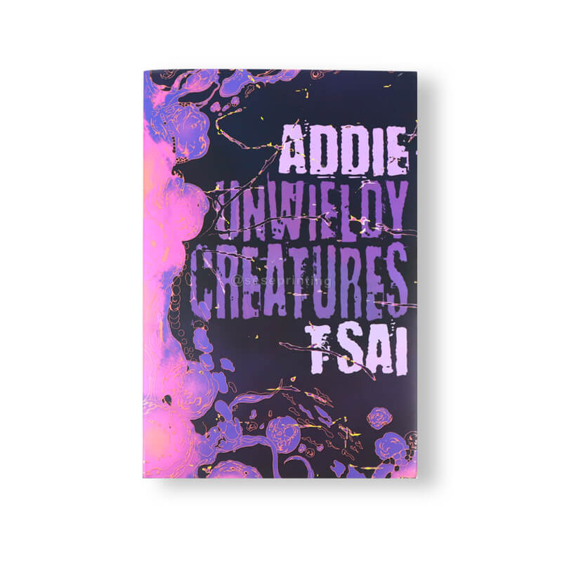 Hardcover Edition Fantasy Novel Printed with Foil Cover, Sprayed Edges and Endpapers