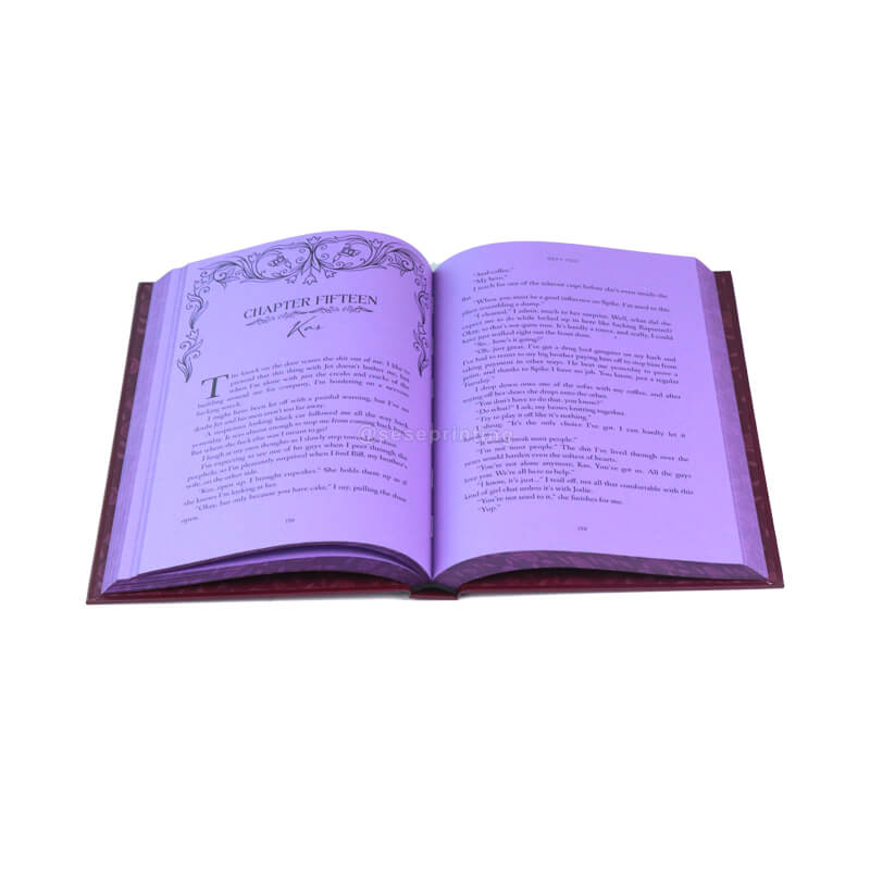 Sprayed Edges Books for 6x9 Hardback with Silver Foil on Cover