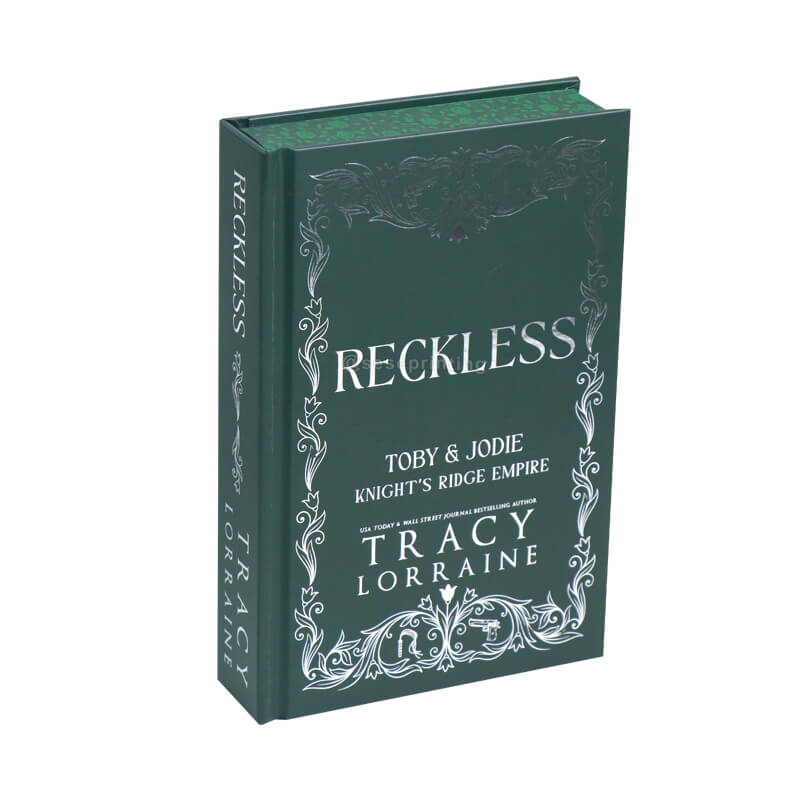 Special Hardcover Books with Digital Sprayed Edges and Artwork on the Endpapers