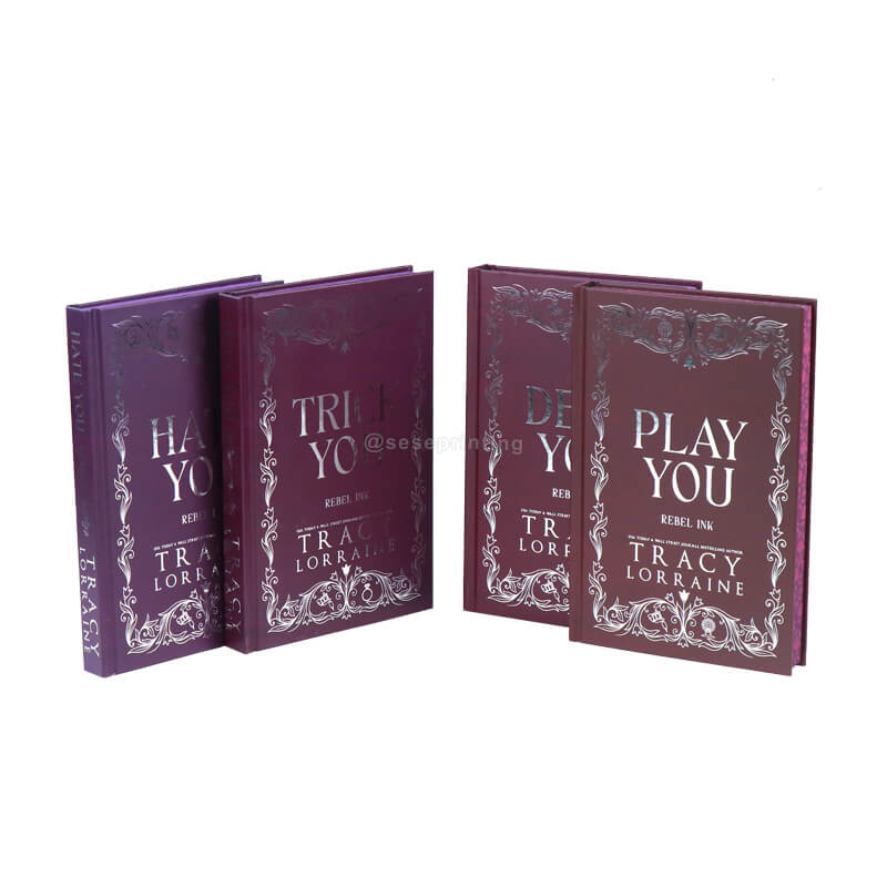 Get Four Book Series in a Hardcover with Silver Foil Stamped and Sprayed Edges