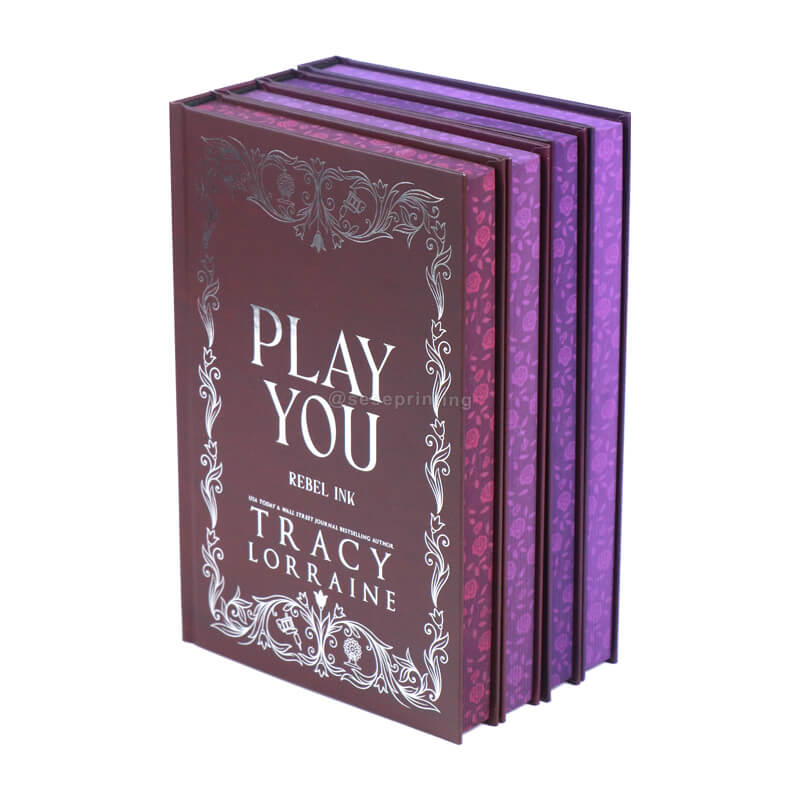 Create 4 Special Edition Hardcovers Book with Sprayed Edges and Endpapers