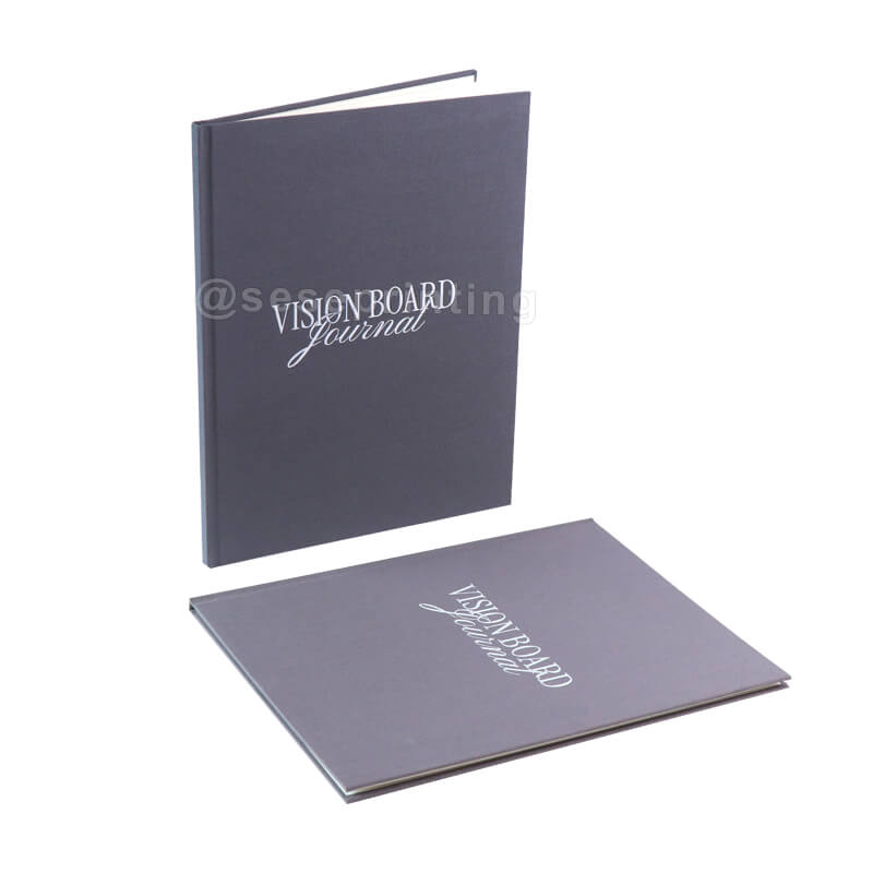 Cloth Hardcover Planner Notebook Custom Printing Vision Board Journal Book