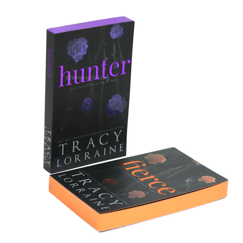 Paperback Book Series with Foil Stamped Color Covers and Sprayed Edges
