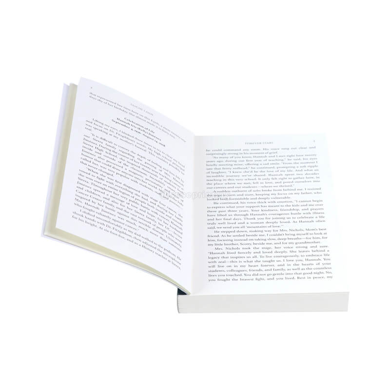 Offset Printing Custom High Quality Book Printer Softback Fiction Novels
