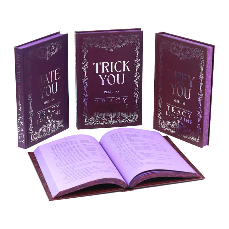 Create 4 Special Edition Hardcovers Book with Sprayed Edges and Endpapers