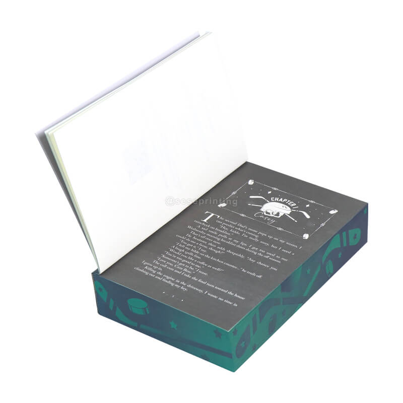 Paperback Book Printing with Custom Sprayed Edges and Foiling Cover