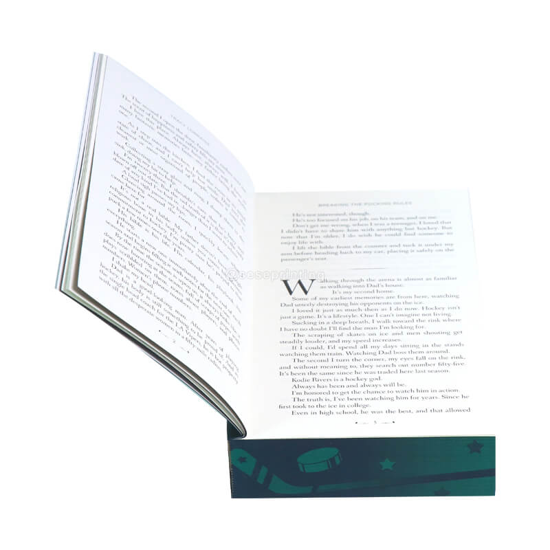Paperback Book Printing with Custom Sprayed Edges and Foiling Cover