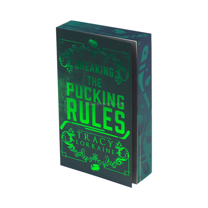 Paperback Book Printing with Custom Sprayed Edges and Foiling Cover
