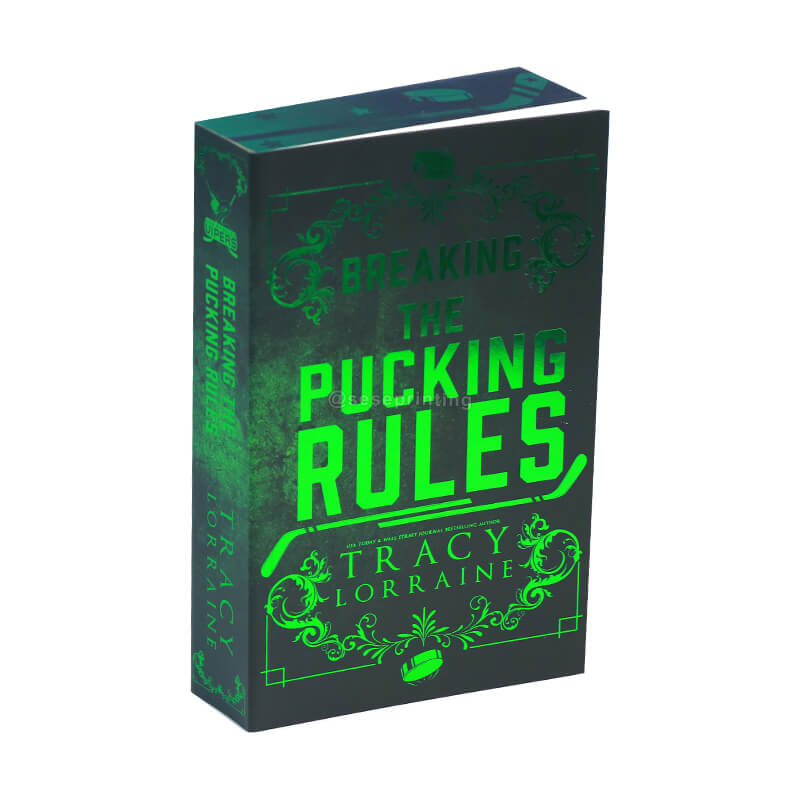 Paperback Book Printing with Custom Sprayed Edges and Foiling Cover