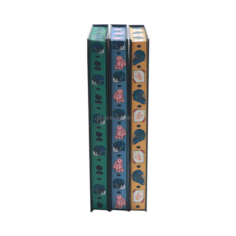 Special Edition Omnibus of Hardcover Book Series with Sprayed/Stenciled Edges