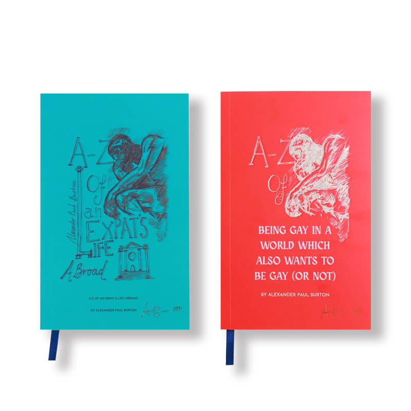 Paperback Books with Foil on Cover, Gilded Edges and Ribbon Marker