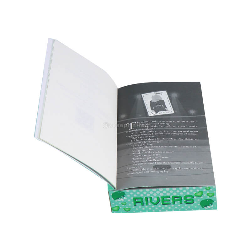 5.5x8.5 Paperback Books Done with Spot UV Coating and Sprayed Edges
