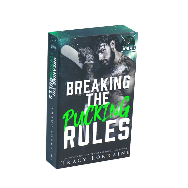 Special Paperback Book with Custom Sprayed Edges and Foil Stamping
