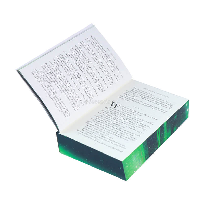 Special Paperback Book with Custom Sprayed Edges and Foil Stamping
