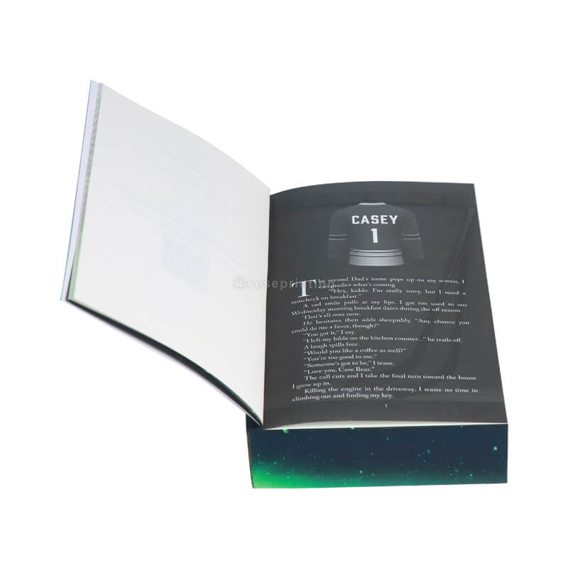 Special Paperback Book with Custom Sprayed Edges and Foil Stamping