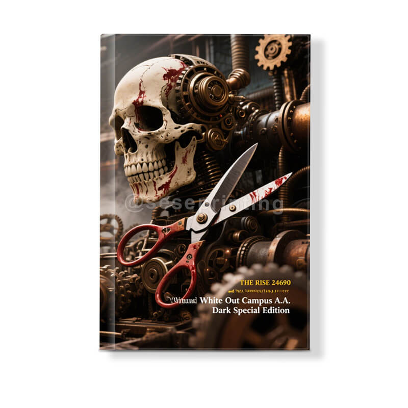 Custom Printing Special Edition Style Book with Foil Design Printed on the Hardcover, And Sprayed Edges