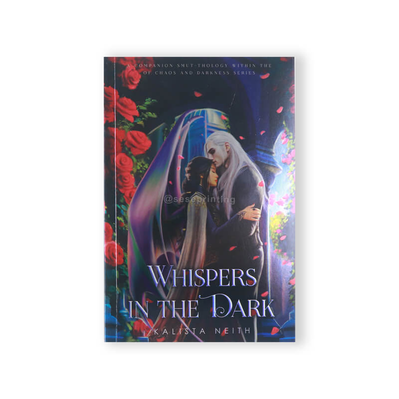 Print Paperbacks with Embossing on the Cover, UV Coating, and Sprayed Edges