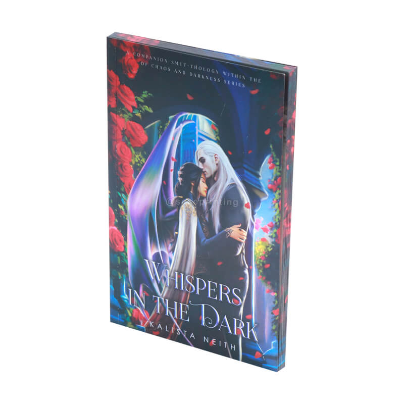 Print Paperbacks with Embossing on the Cover, UV Coating, and Sprayed Edges