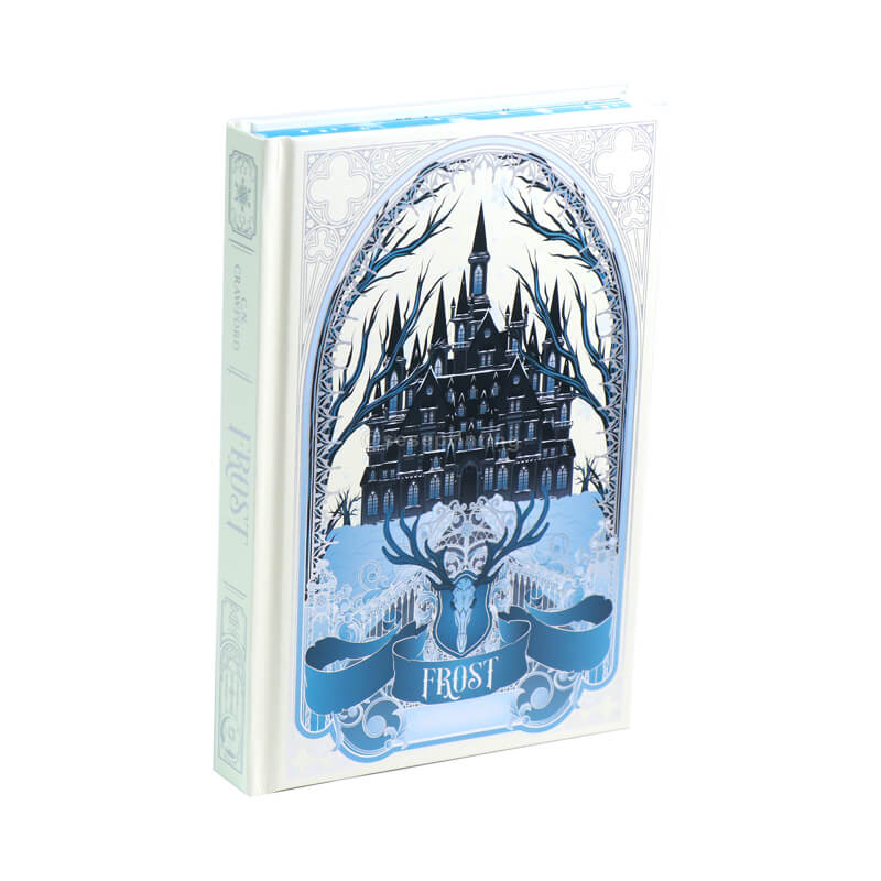 Book Printed Matte Lamination Hardcover with Foiling, Endpapers, Ribbon Marker and Sprayed Edges