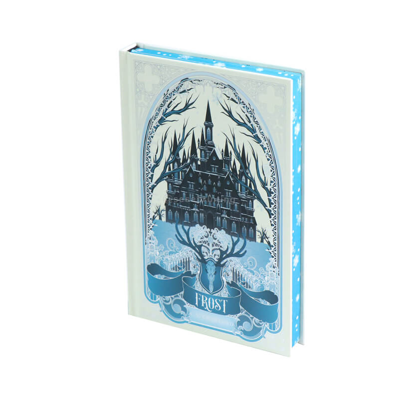 Book Printed Matte Lamination Hardcover with Foiling, Endpapers, Ribbon Marker and Sprayed Edges