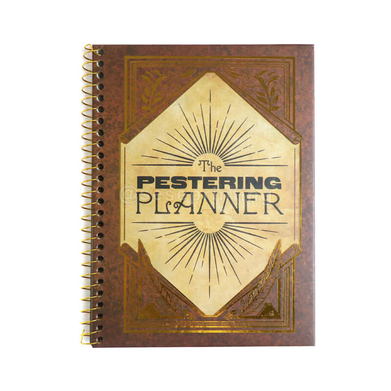 Spiral Hardcover Journal Custom Daily Weekly Monthly Planner Organizer