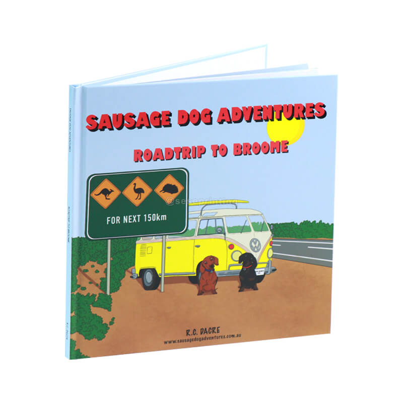 Full-Color Printing Childrens Learning Book with Hardcover Gloss Lamination