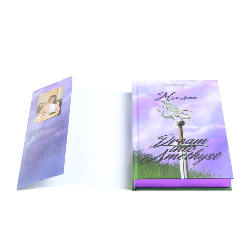 Special Edition Book with Matte Lamination Hardcover, Dust Jacket, Sprayed Edges