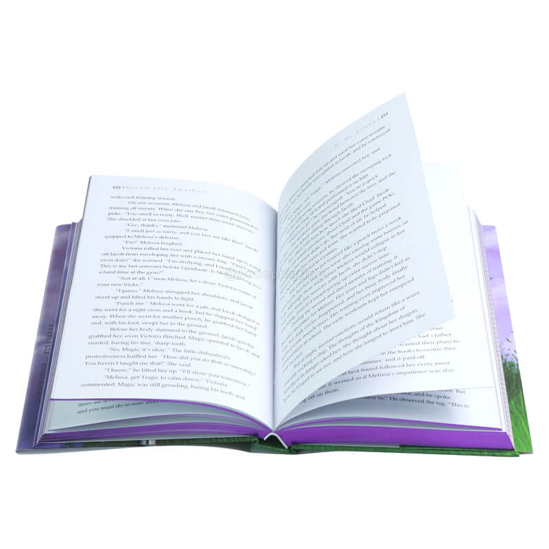 Special Edition Book with Matte Lamination Hardcover, Dust Jacket, Sprayed Edges