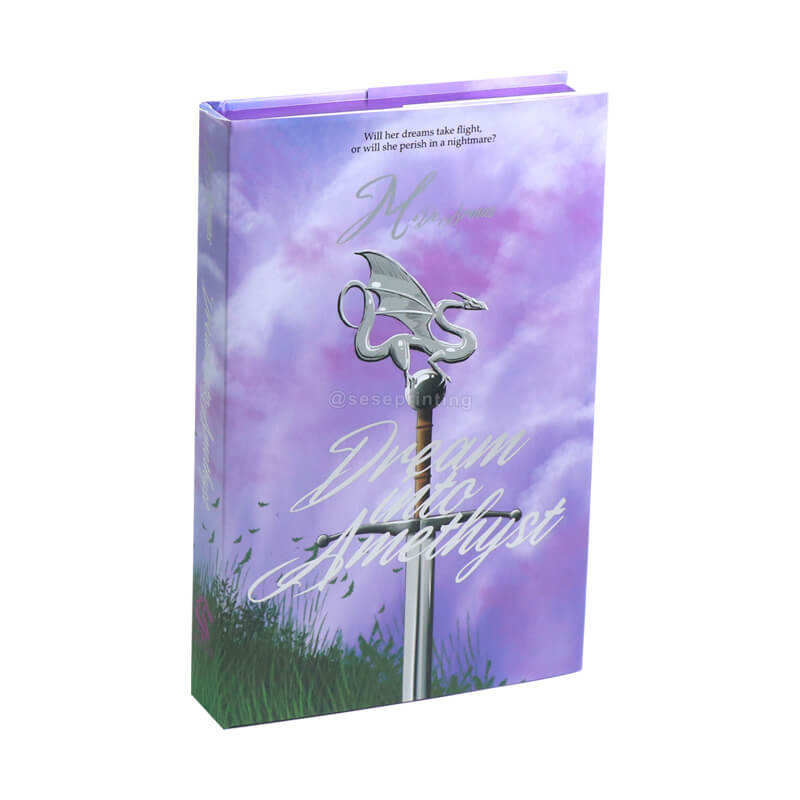 Special Edition Book with Matte Lamination Hardcover, Dust Jacket, Sprayed Edges