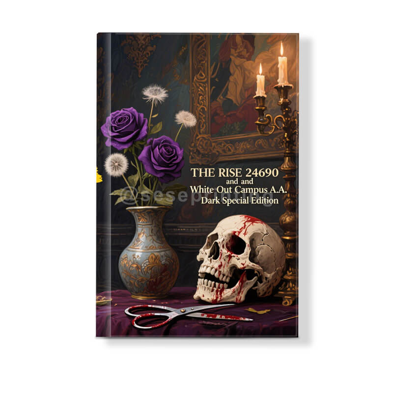 Hardback Book Printing Foil on the Cover and Custom Metallic Sprayed Edges