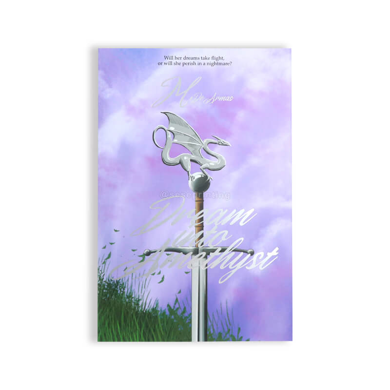 Hardcover Edition Fantasy Novel Printed with Dust Jackets and Sprayed Edges