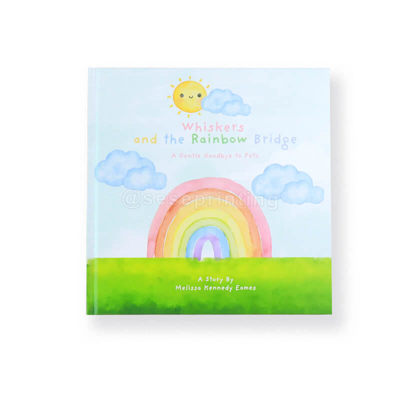 Matte Hardcover Childrens Book Printing Service Customized Kids Illustration Story Books