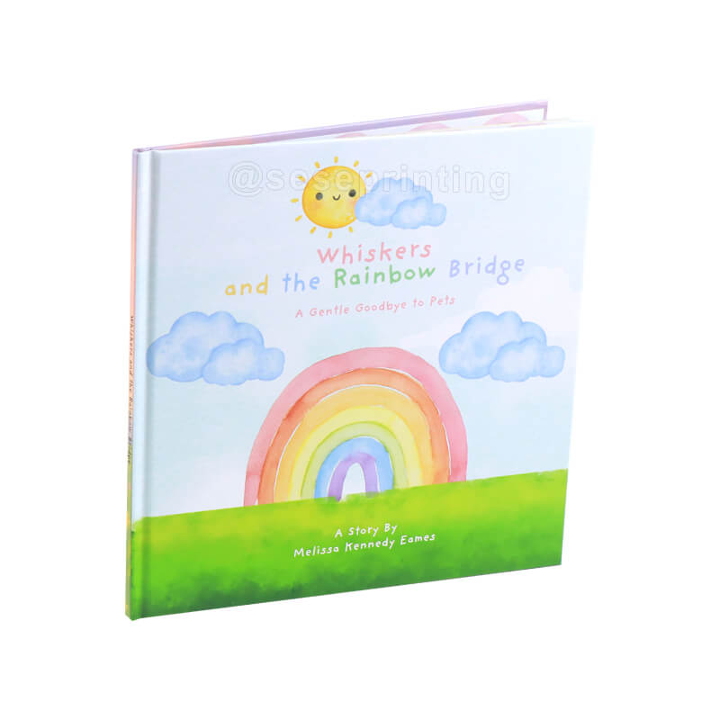 Matte Hardcover Childrens Book Printing Service Customized Kids Illustration Story Books