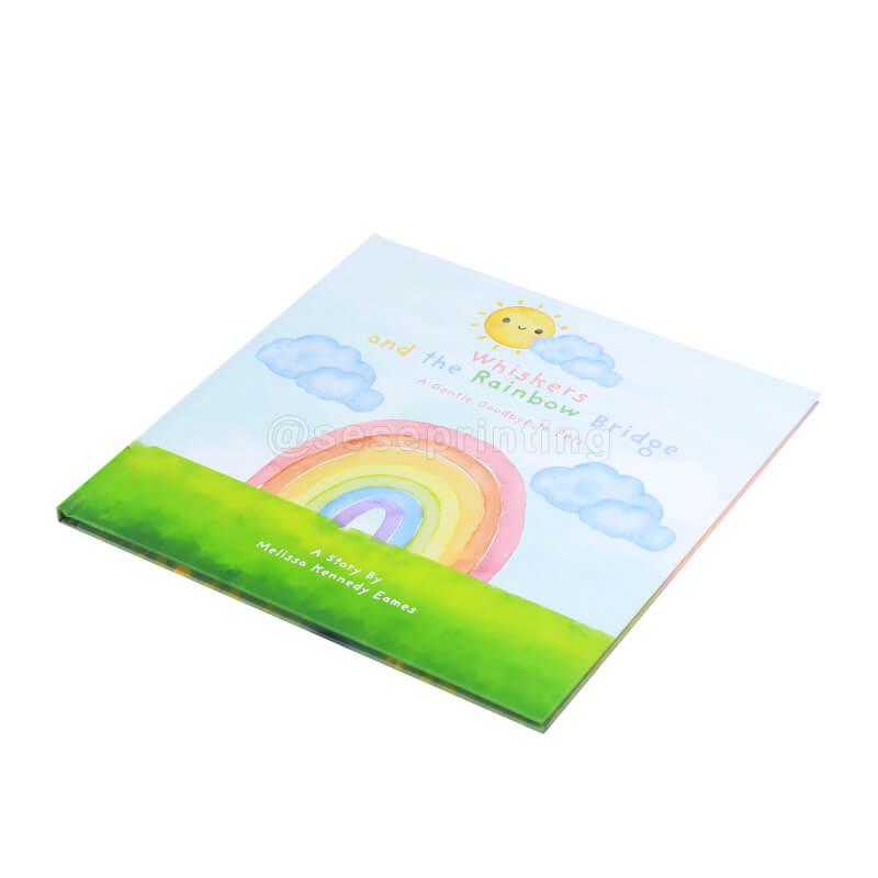 Matte Hardcover Childrens Book Printing Service Customized Kids Illustration Story Books