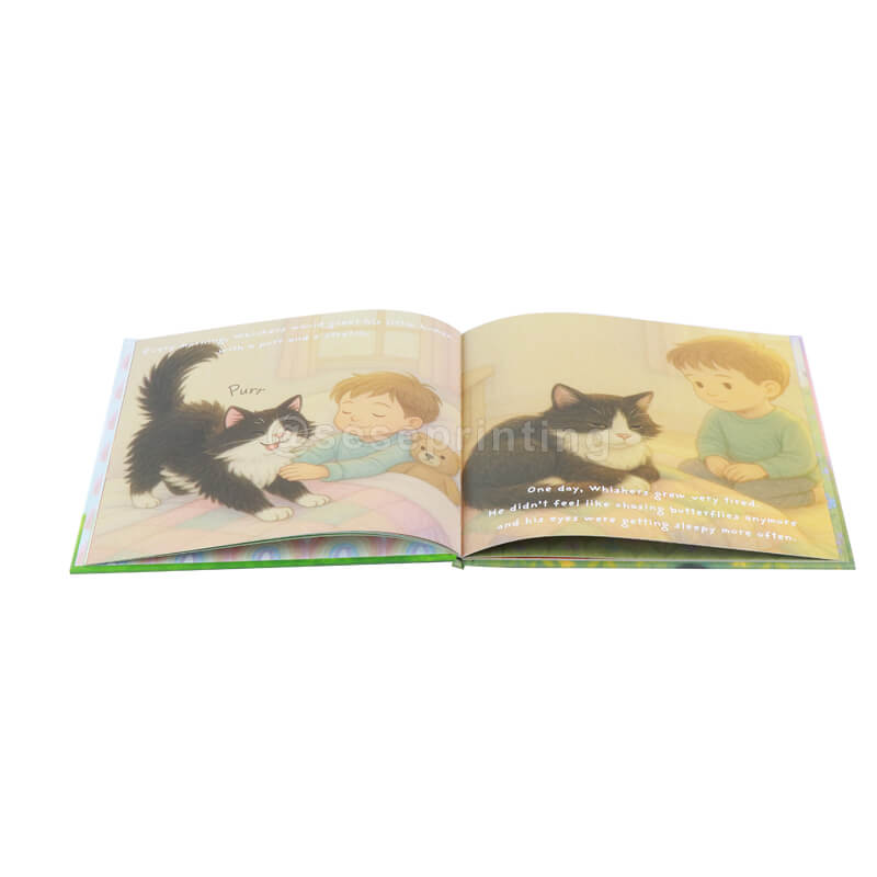 Matte Hardcover Childrens Book Printing Service Customized Kids Illustration Story Books