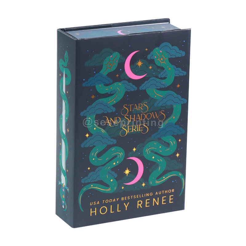 Special Hardcover Copies of My Novel with Stenciled Edges, Foil on the Cover