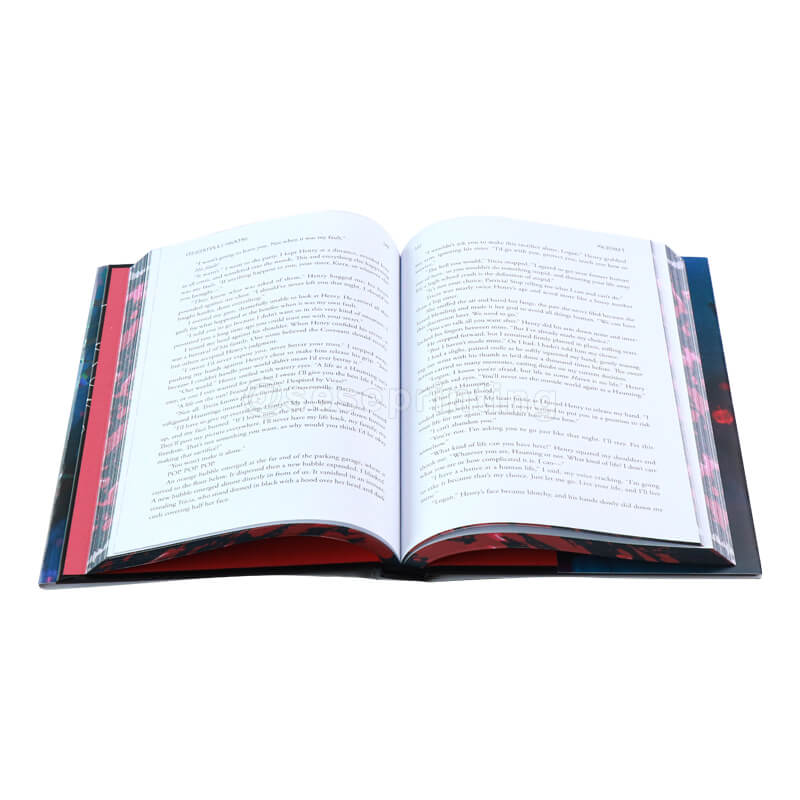 Fantasy Novel with Spot UV Dusk Jacket and Foil Hardback, Sprayed Edges