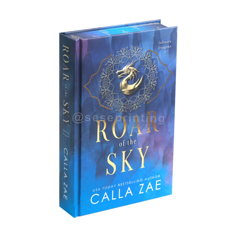 Special Edition Novel with Gold Foil Stamping on Lettering and Custom Sprayed Edges