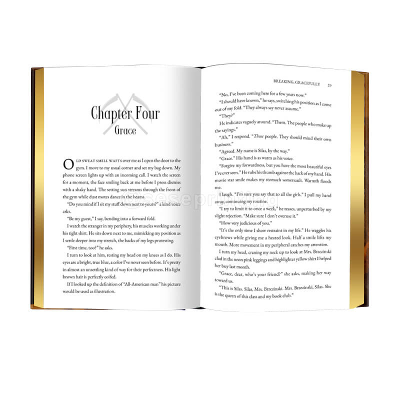 Printing Special Edition Books Made Foiled Hardcover and Gilded Edges